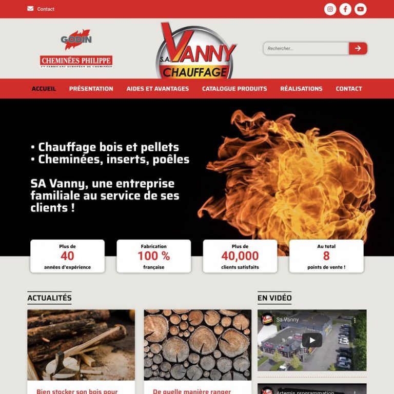 SA-VANNY - Site internet